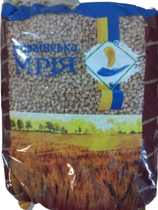 Крупа гречана 1кг ТМ Українська мрія